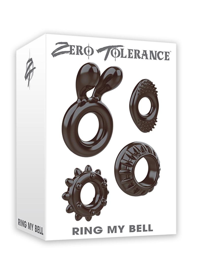 Zero Tolerance Ring My Bell Cock Ring Kit - Smoke - 4 Piece Kit