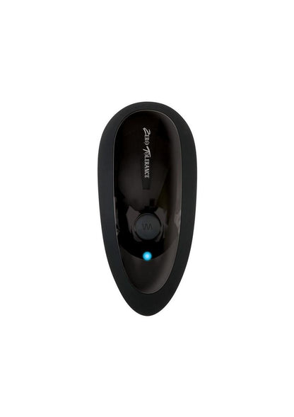 Zero Tolerance The Gentleman Rechargeable Silicone Vibrating Prostate Massager - Black