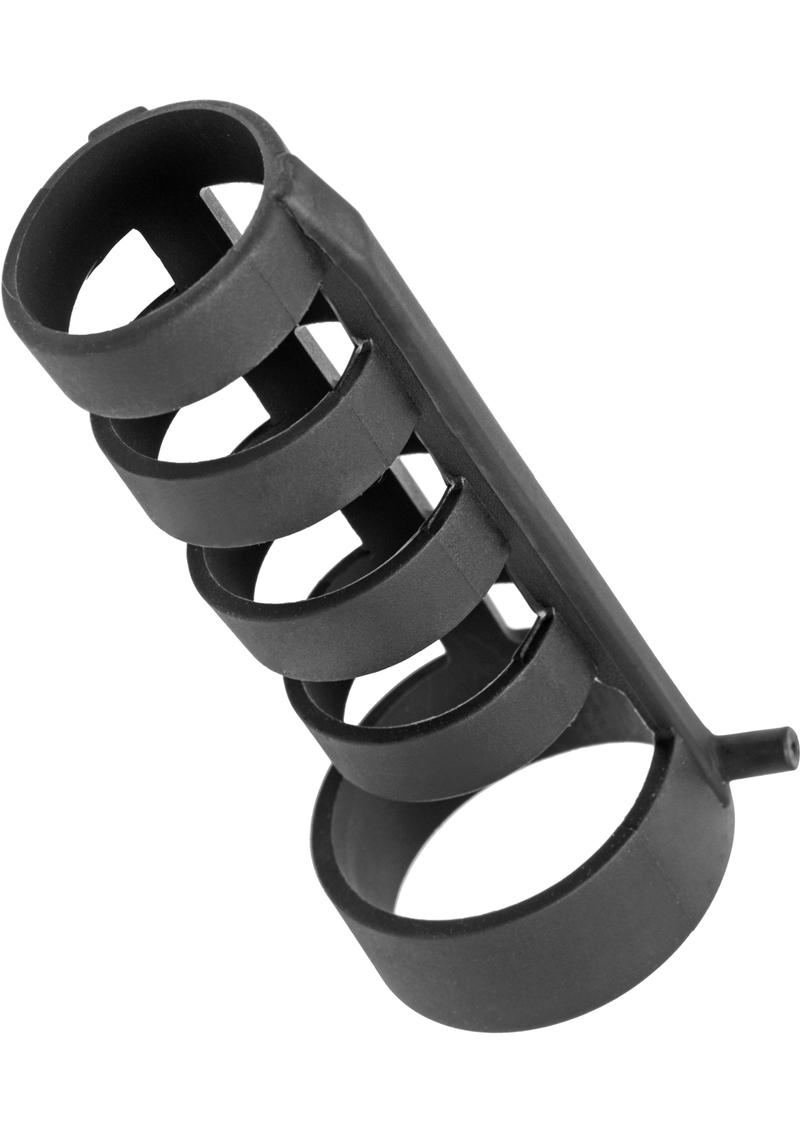 Zeus Electrosex Power Cage Silicone E-Stim Cock and Ball Sheath