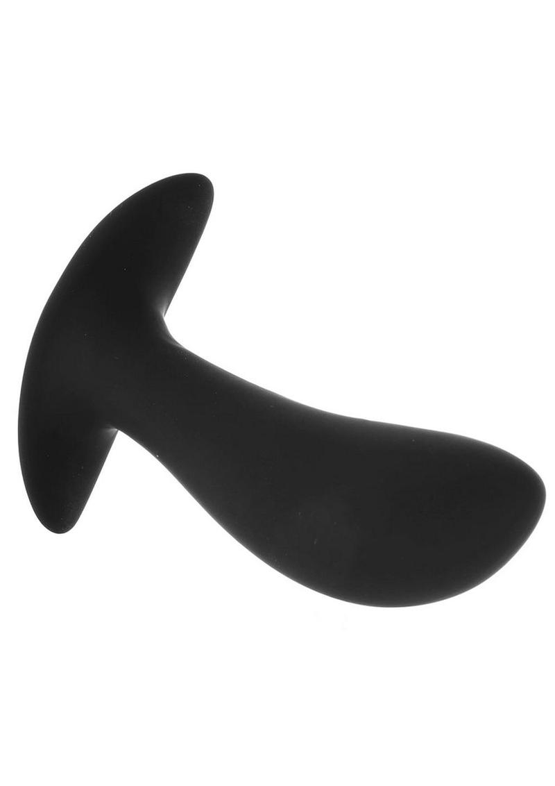 Zeus Pro-Shocker 8x Vibrating and E-Stim Silicone Rechargeable Prostate Plug with Remote Control - Black