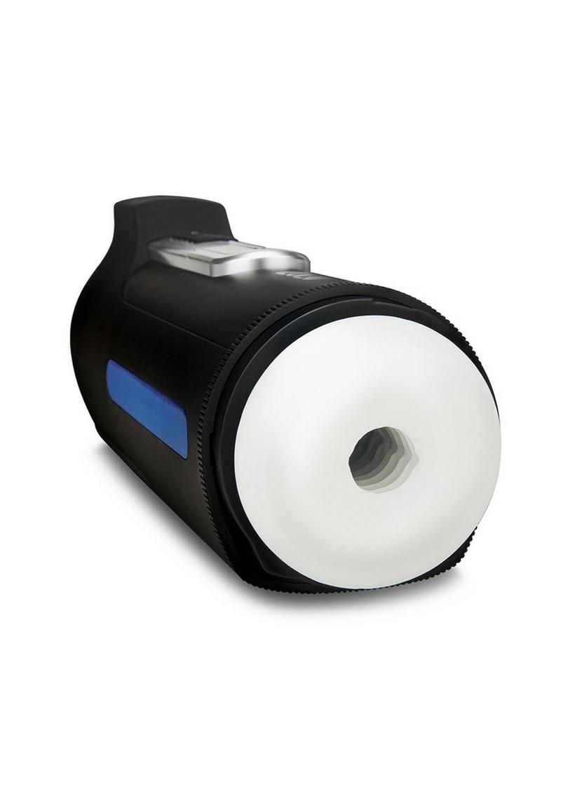 ZOLO Long Stroke Rechargeable Silicone Masturbator - Black