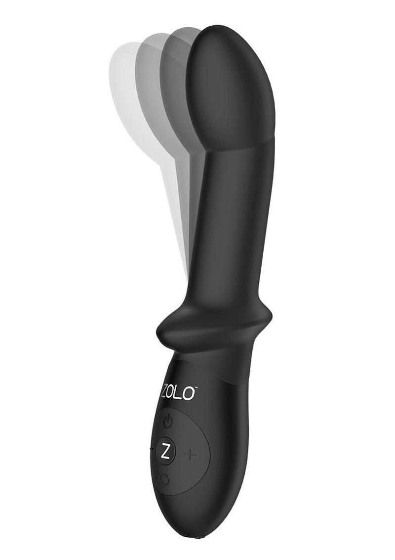 ZOLO P-Spot Beaded Silicone Rechargeable Anal Vibrator - Black