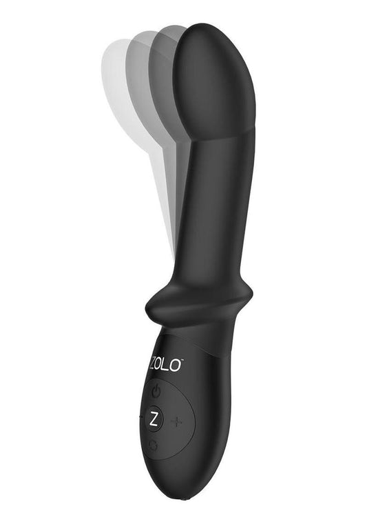 ZOLO P-Spot Beaded Silicone Rechargeable Anal Vibrator - Black