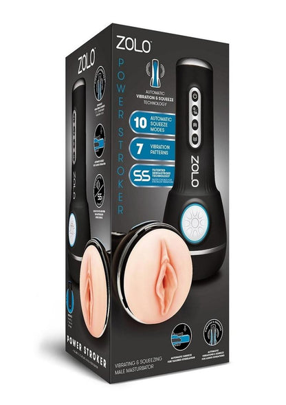 ZOLO Power Stroker Rechargeable Silicone Masturbator